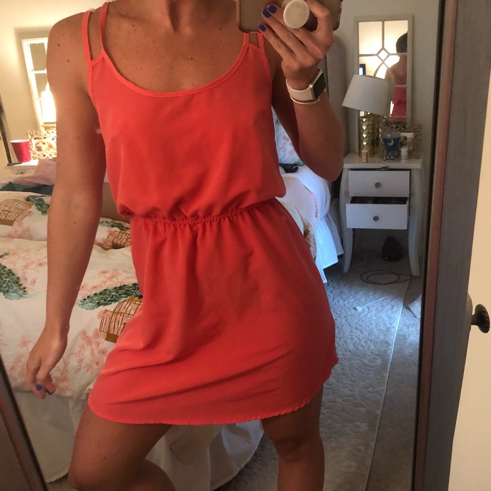 Forever 21 Strappy Pink Dress